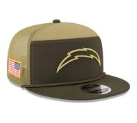 New Era 9Fifty Split Panel Cap - SALUTE Los Angeles Chargers