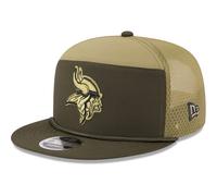 New Era 9Fifty Split Panel Cap - SALUTE Minnesota Vikings