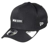 New Era 9fifty Stretch Cap Rubber Badge Black/Black - M - L