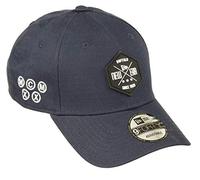 New Era 9forty Adjustable Cap Rubber Hex Patch Navy - One-Size