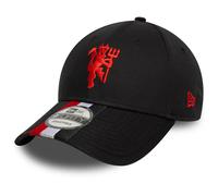 New Era Manchester United 9FORTY Casquette réglable à rayures noires