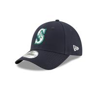 New Era 9Forty Adjustable Curve Cap ~ Seattle Mariners, Homme, Bleu, Taille unique