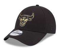 New Era 9Forty Cap - METALLIC Chicago Bulls noir