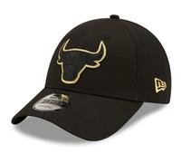 New Era 9Forty Cap - METALLIC Chicago Bulls noir