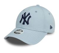 Casquette New Era Metallic Logo 9FORTY New York Yankees bleu clair femme