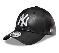 New Era 9Forty Femme Cap - Similicuir NY Yankees Noir