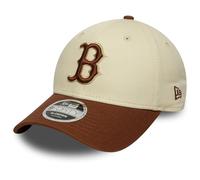 Casquette New Era Colour Block MC 9FORTY Boston Red Sox blanc crème marron