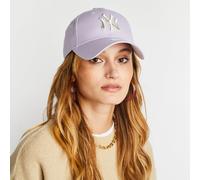 New Era New York Yankees MLB Metallic Logo Lightpurple 9Forty Adjustable Women Cap - One-Size