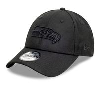 New Era 9forty Snapback Cap - Full Black Seattle Seahawks