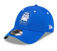 New Era Bonnet Visa Cash App de Course Bulls Rouge Officiel Équipe Manchette Bleu 2025