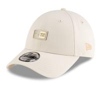 New Era 9Forty Strapback Cap - METAL BADGE ivory beige