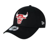 New Era 9Forty Casquette métallique Chicago Bulls, Noir, Taille Unique