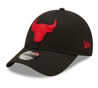 New Era 9forty Strapback Cap - Neon Chicago Bulls Noir