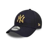 NEW ERA Casquette '9FORTY NEYYAN' bleu marine / or, Taille 55-60