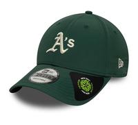 New Era MLB RECYCLÉ MIDI 9FORTY OAKATH DKGLTC Casquette pour homme, vert foncé, OSFM