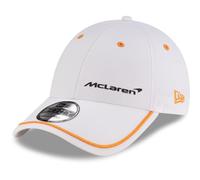 New Era 9Forty Strapback Cap - Piping McLaren Racing Blanc