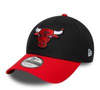 Casquette New Era NBA Side Patch 9FORTY Chicago Bulls noir rouge blanc