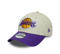 Casquette New Era NBA Contrast Patch 9FORTY Los Angeles Lakers beige lilas jaune
