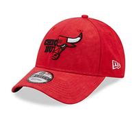New Era Casquette 9FORTY Chicago Bulls délavé Strapback réglable Rouge