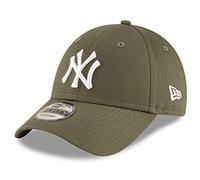 New Era 9forty Strapback Casquette MLB Yankees de New York Los Angeles Dodgers Hommes Femmes Casquette Chapeau Plusieurs Couleurs dans le Bundle avec UD Bandana - Ny Olive #2956, Adjustable