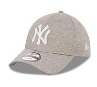 New Era 9forty Strapback Casquette MLB Yankees de New York Los Angeles Dodgers Hommes Femmes Casquette Chapeau Bundle avec UD Bandana - NY Selon Gris #4107, Einheitsgröße