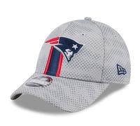 New Era 9Forty Stretch Snapback Cap NFL SIDELINE 2024 New England Patriots Gris