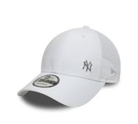 New Era Casquette 9Forty Trucker Flawless New York Yankees Blanche