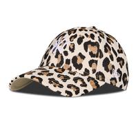 New Era Casquette MLB Properties Leo NYEra Femme – Visière courbée, Strapback métal – Beige