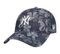 New Era Casquette 9Twenty WMNS Floral Denim NYEra Femme - MLB de Baseball pour Boucle en Metal, avec Visiere Printemps-ete Ete - Taille Unique Denim