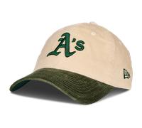 New Era BLOCK CORD 9TWENTY OAKLAND ATHLETICS men Caps green|beige taille: ONE SIZE
