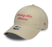 New Era 9Twenty Strapback Femme Cap - LIVING THE DREAM beige