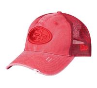 New Era 9twenty Trucker Cap - Washed San Francisco 49ers Red