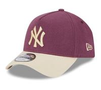 New Era A-Frame 9Forty Cap Moleskin New York Yankees Maroon