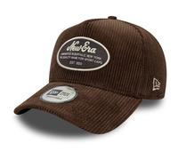 New Era A-Frame CORDE Trucker Cap - BRAND PATCH brun