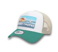 New Era A-Frame Location Patch Casquette de camionneur Saint Tropez Blanc