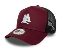 New Era A-Frame Mesh Trucker Cap - AS Roma rubis