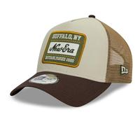 New Era A-Frame Mesh Trucker Cap - Brand Patch Stone