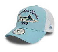New Era A-Frame Mesh Trucker Cap - Fishing 1920 Sky Blue