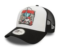 New Era A-Frame Mesh Trucker Cap - Graphic Print Noir