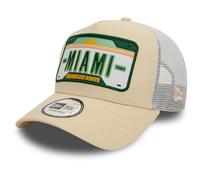 New Era A-Frame Mesh Trucker Cap - Miami State Plate