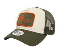 New Era A-Frame Mesh Trucker Cap - Outdoor Patch Olive