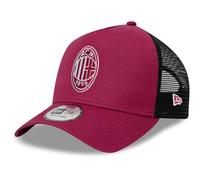 New Era A-Frame Trucker Cap - AC MILAN ruby
