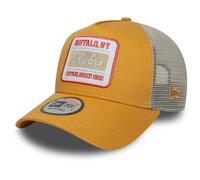 New Era A-Frame Trucker Cap - BRAND PATCH gold