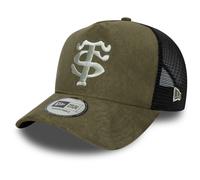 New Era Casquette Trucker Stade Toulousain en Imitation Daim, Vert forêt
