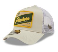 New Era A-Frame Trucker Cap - Green Bay Packers Stone Beige