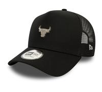 New Era A-Frame Trucker Cap - Metal Badge Chicago Bulls
