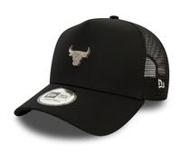 New Era A-Frame Trucker Cap - METAL BADGE Chicago Bulls
