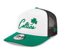 New Era A-Frame Trucker Cap - Nba Boston Celtics Blanc