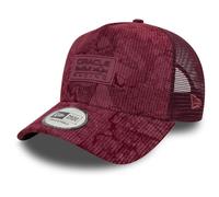 New Era A-Frame Trucker Cap - Red Bull Racing Cord Camo Ruby