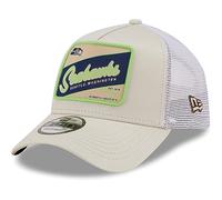 New Era A-Frame Trucker Cap - Seattle Seahawks Stone Beige